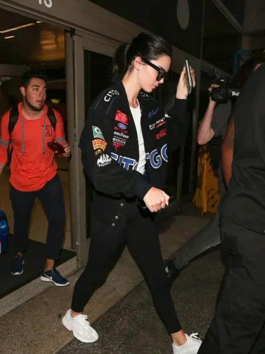 Kendall Jenner Black Sporty Jacket