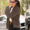 Kendall Jenner Brown Cotton Jacket