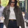 Kendall Jenner Brown Leather Jacket