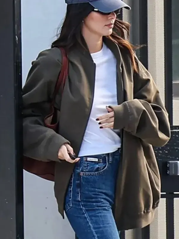 Kendall Jenner Green Jacket