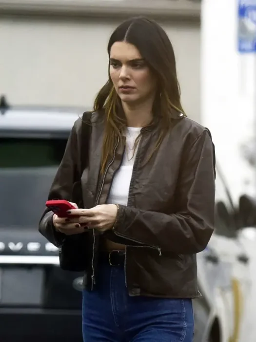 Kendall Jenner Jacket Brown