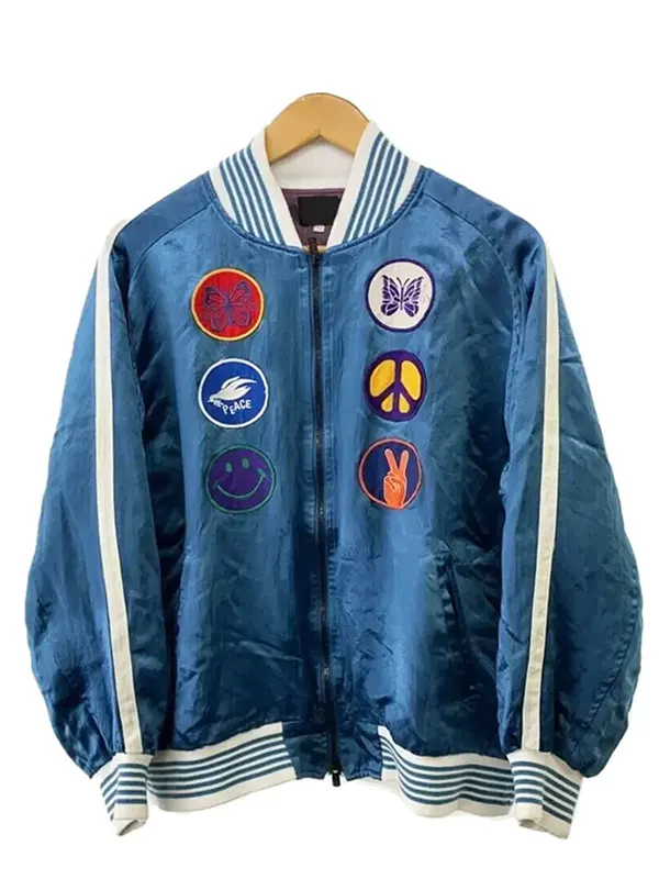 Platonic S02 Seth Rogen Blue Bomber Jacket
