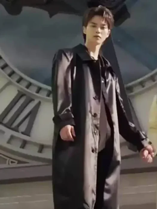 Song Kang My Demon Black Leather Coat