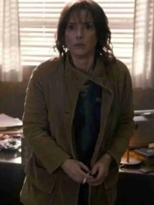 Stranger Things Joyce Byers Jacket Brown