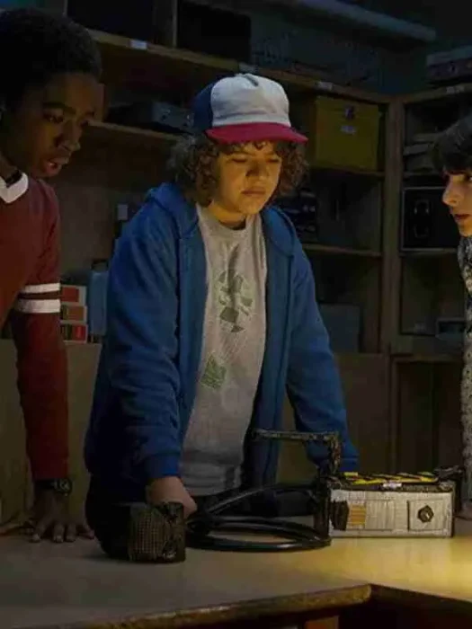 Stranger Things S02 Dustin Henderson Blue Hoodie