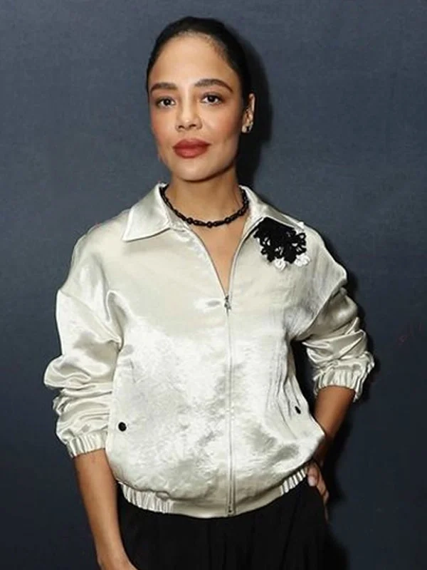 Tessa Thompson Hedda BAFTA Screening Jacket