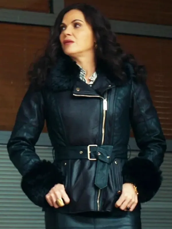 The Rainmaker S01 Lana Parrilla Shearling Leather Jacket