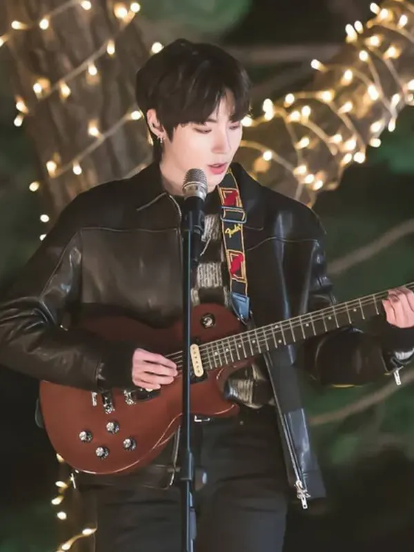 True Beauty Han Seo-Jun Black Leather Jacket
