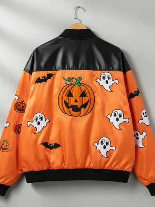 Women Haloween Style Bomber Jacket
