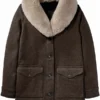 Yellowstone Kelly Reilly Shawl Collar Coat