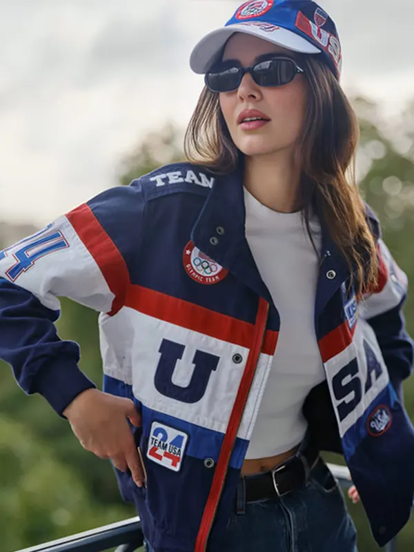 kendall jenner Paris Olympics 2024 USA Jacket