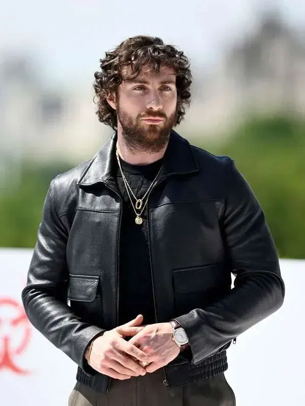 28 Years Later Aaron Taylor-Johnson Leather Jacket