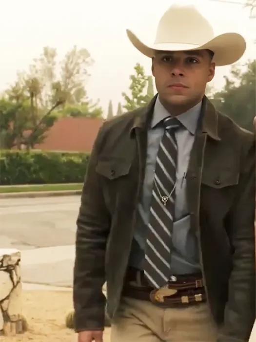 9-1-1 Lone Star Carlos Reyes Brown Jacket