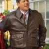 A Biltmore Christmas Jack Huston Leather Jacket