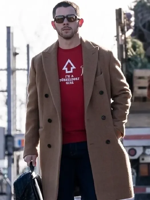 A Very Jonas Christmas Nick Jonas Wool Coat