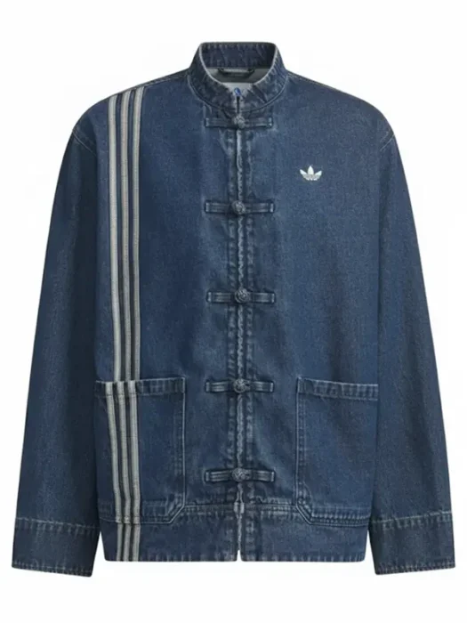 Adidas Blue Chinese Denim Jacket