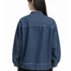 Adidas Chinese Blue Denim Jacket back