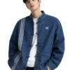 Adidas Chinese Denim Blue Jacket