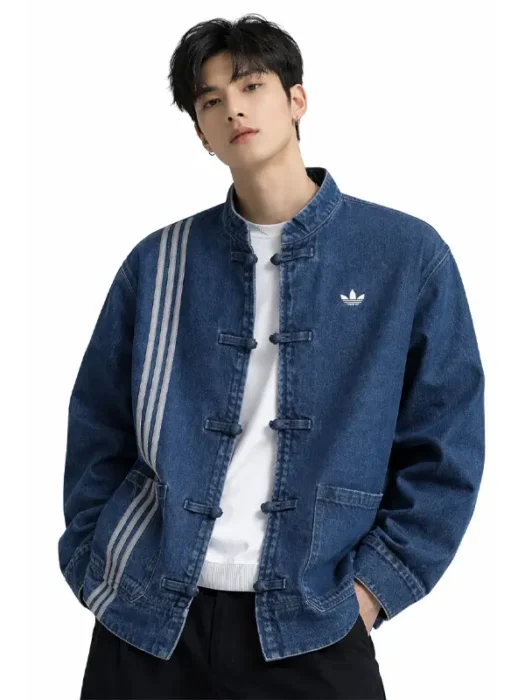 Adidas Chinese Denim Blue Jacket