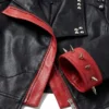 Arcane League of Legends 2 VI Black Studded Leather Jacket