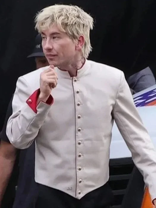 Barry Keoghan Crime 101 White Jacket