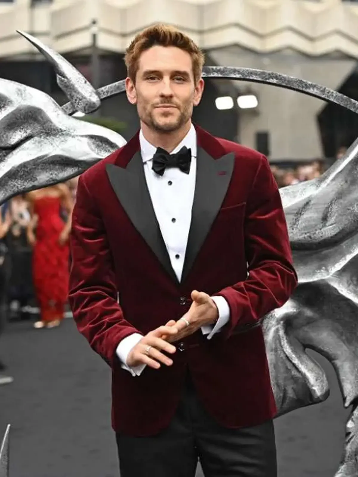 Bart Edwards The Witcher Red Velvet Blazer