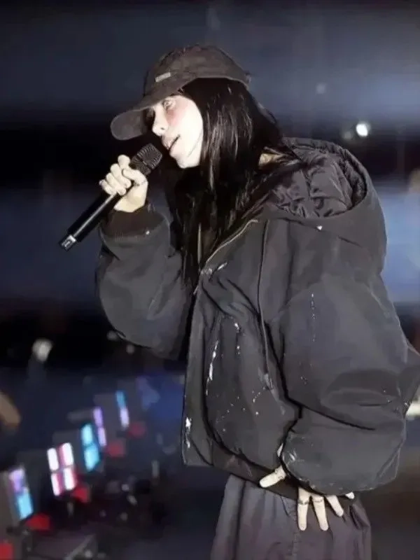 Billie Eilish Black Puffer Jacket