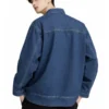 Blue Denim Adidas Chinese Jacket Back