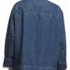 Blue Denim Adidas Chinese Jacket Back