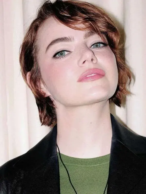 Bugonia Emma Stone Leather Jacket