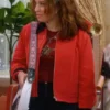Carmen B. Sanchez Cotton red Jacket