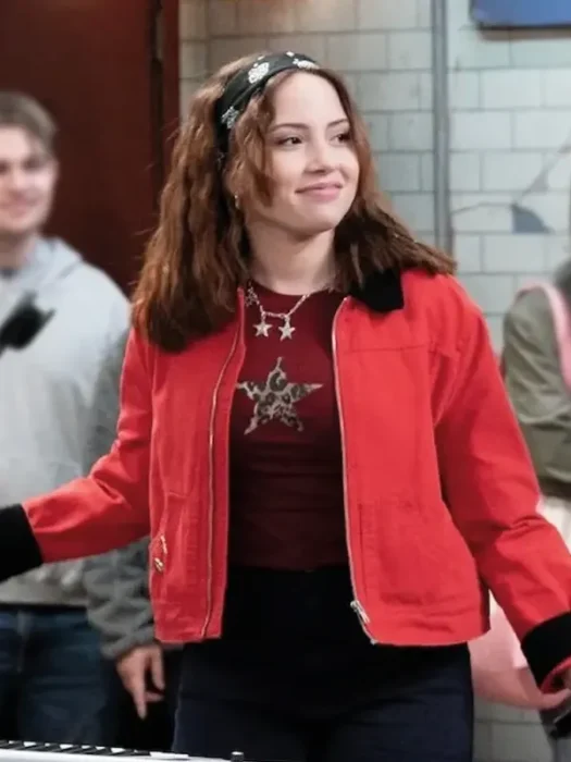 Carmen B. Sanchez Red Cotton Jacket