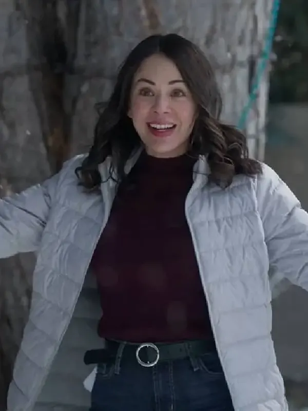 Christamas on Duty Janel Parrish Puffer Jacket