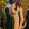 Christmas Karma Billy Porter Green Fur Coat