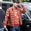 Christmas Karma Danny Dyer red Puffer Vest