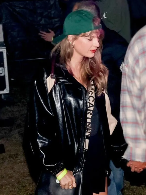 Coachella 2024 Taylor Swift Leather Jacket