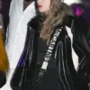 Coachella 2024 Taylor Swift Leather black Jacket