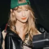 Coachella 2024 Taylor Swift black Leather Jacket