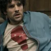 Colin Morgan The Sandman Bomber blue Jacket