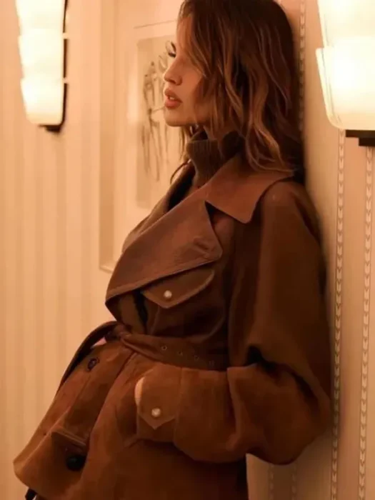 Eiza Gonzalez Fountain of Youth brown Jacket