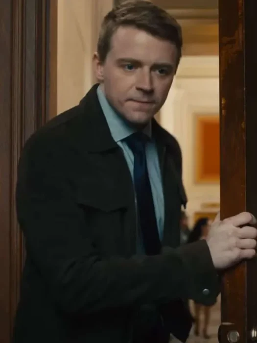 Ella McCay Jack Lowden Brown cotton Jacket