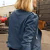 Ellen Barkin Animal Kingdom blue Leather Jacket