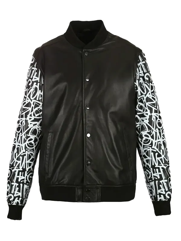 Elvis Varsity Leather Jacket