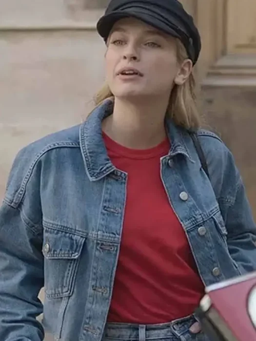 Emily In Paris Camille Cropped Denim Jacket