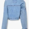 Emily In Paris Camille Cropped blue Denim Jacket