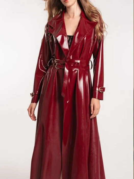 Emily In Paris Mindy Chen Leather Coat