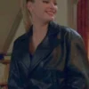Emily in Paris Camille Black Leather Jacket