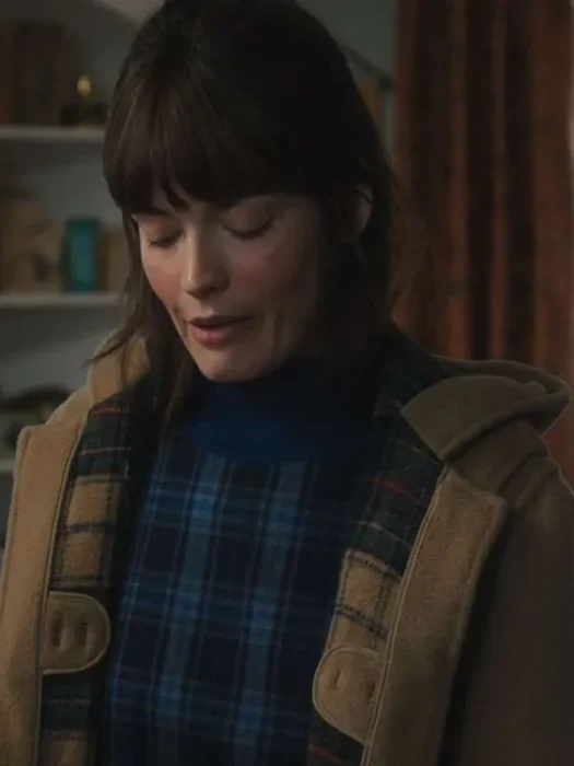 Emma Mackey Ella McCay Hooded Coat