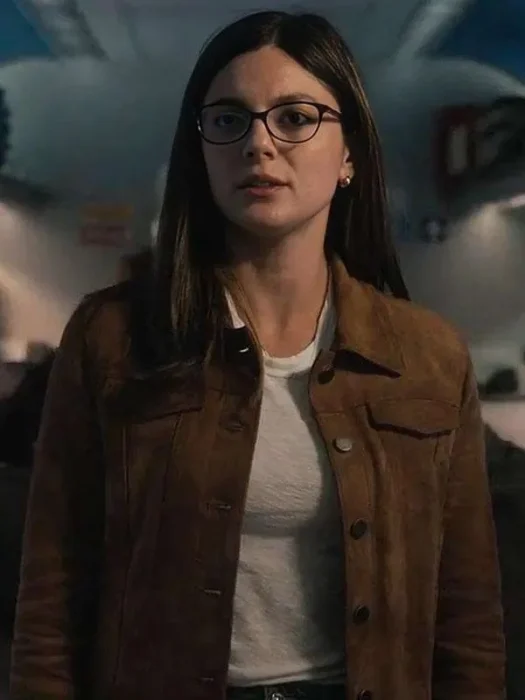 FUBAR Emma Brunner Suede Brown Leather Jacket