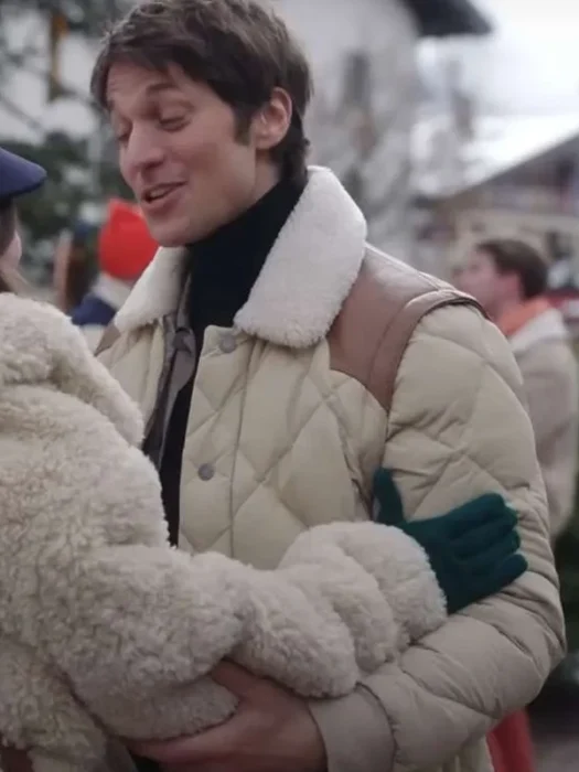 Gabriel Emily in Paris Beige Quilted Jacket